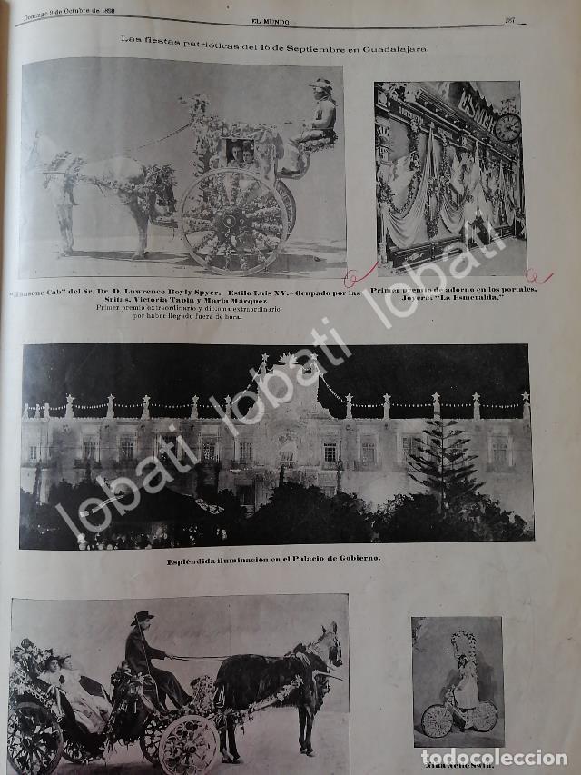 Sammeln von Plakaten: CARTEL ANTIGUO ORIGINAL DE DESFILE Y FIESTAS PATRIAS EN GUADALAJARA 1898 /LDM