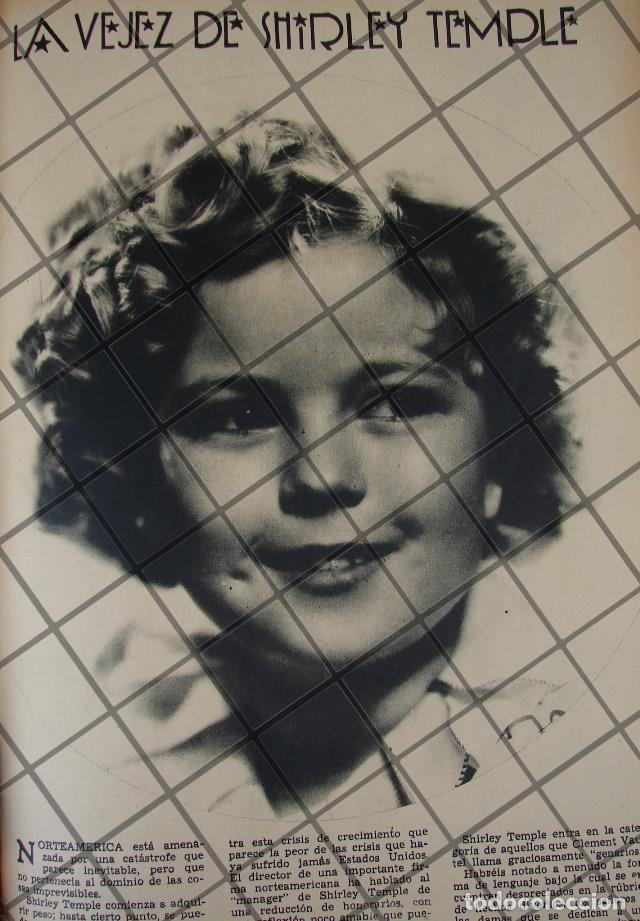 Coleccionismo de carteles: AFICHE ANTIGUO SHIRLEY TEMPLE 1937 ARTISTAS