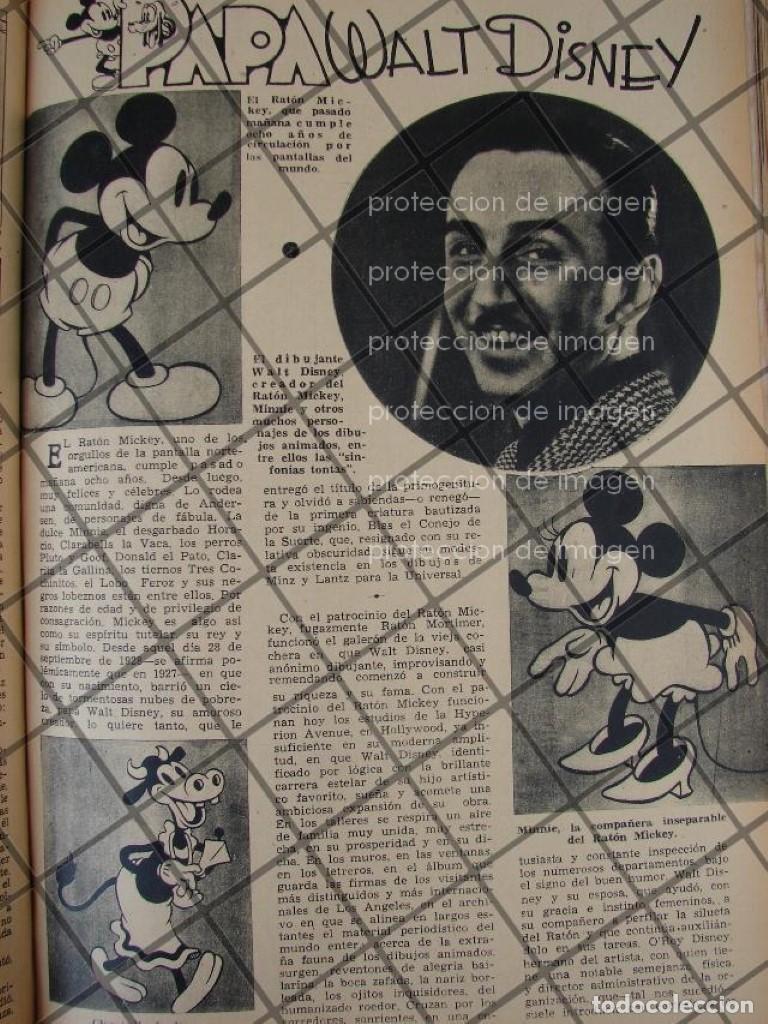 Sammeln von Plakaten: AFICHE ANTIGUO WALT DISNEY Y SUS DIBUJOS 1937