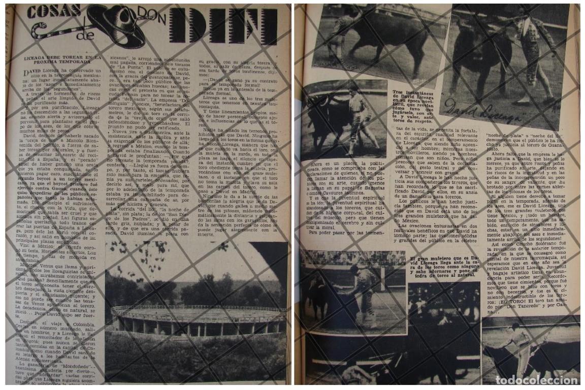 Poster collecting: AFICHE ANTIGUO EL TORERO. DAVID LICEAGA