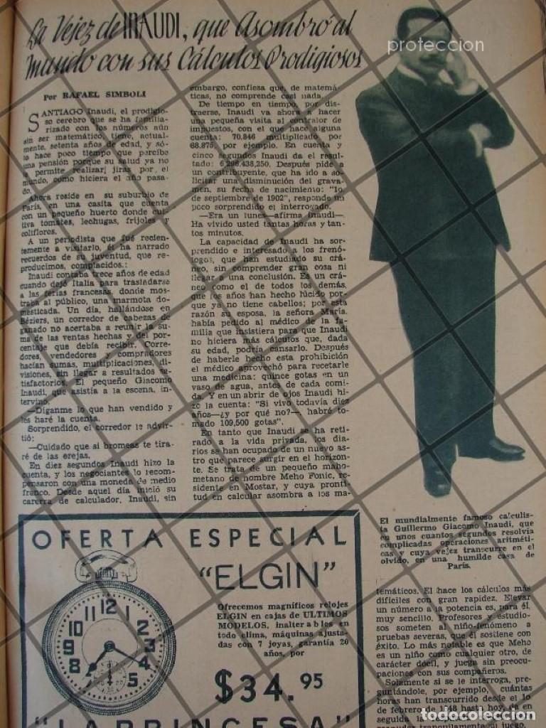 Poster collecting: CARTEL ANTIGUO ACTRIZ. SANTIAGO INAUDI 1937