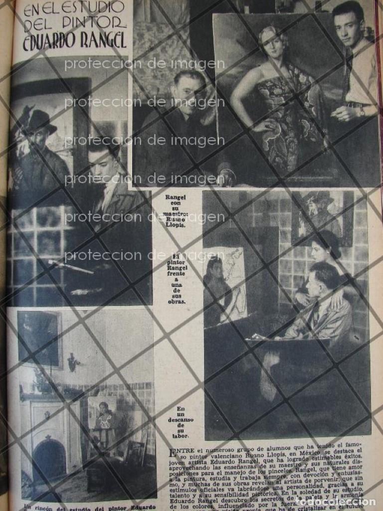 Poster collecting: AFICHE ANTIGUO EL PINTOR EDUARDO RANGEL 1937