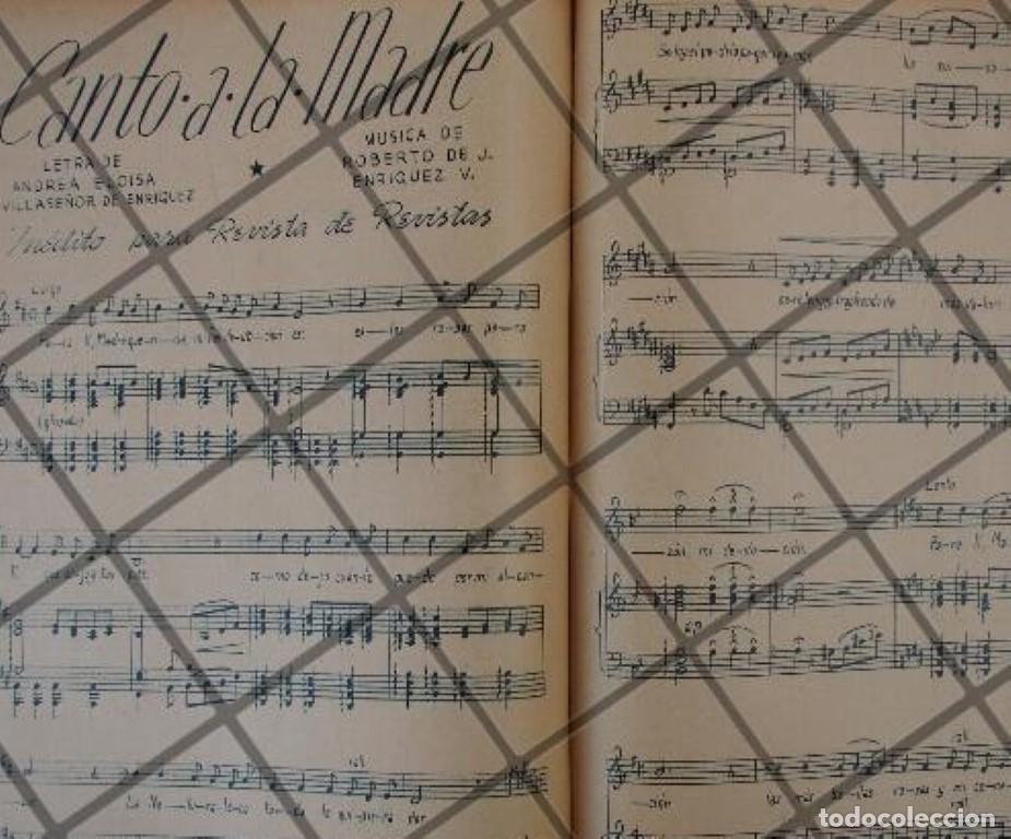 Poster collecting: PARTITURA ANTIGUA INEDITA ROBERTO DE J. ENRIQUEZ 1937