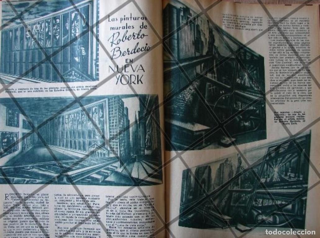 Sammeln von Plakaten: AFICHE ANTIGUO ROBERTO BERDECIO EN NEW YORK 1939