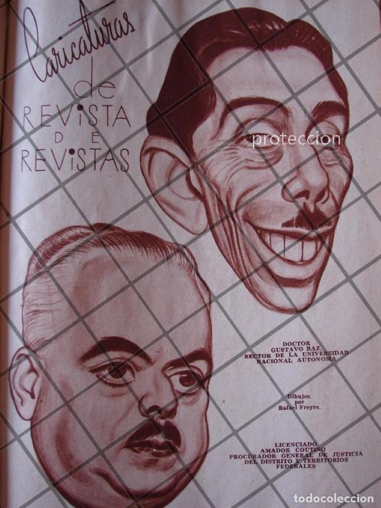 Sammeln von Plakaten: CARICATURA ANTIGUA DR. GUSTAVO BAZ. POR: FREYRE