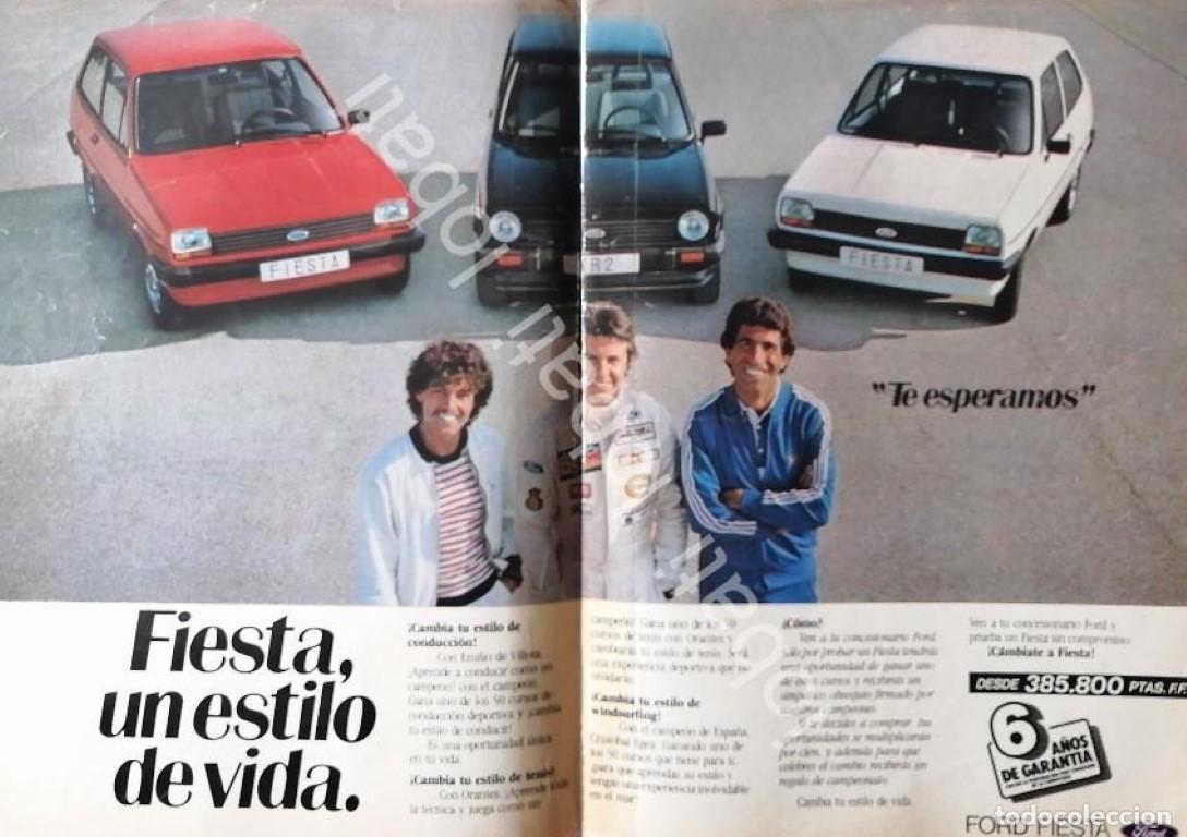 Poster collecting: CARTEL ANTIGUO ORIGINAL DE AUTOS FORD FIESTA 1982 /907