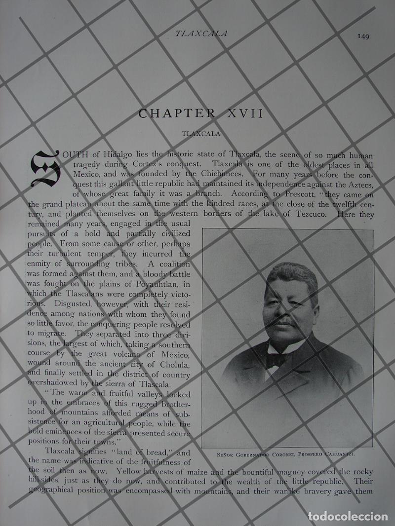 Poster collecting: AFICHE ANTIGUO. PROSPERO CAHUANTZI FLORES Y TLAXCALA 1897