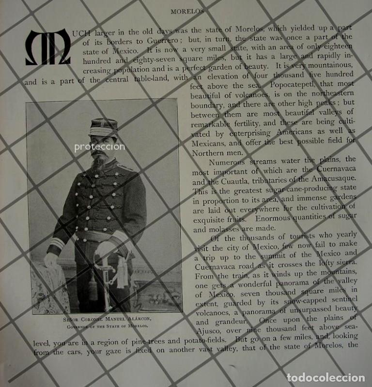 Poster collecting: AFICHES ANTIGUOS ESTADO DE MORELOS Y MANUEL ALARCON 1897