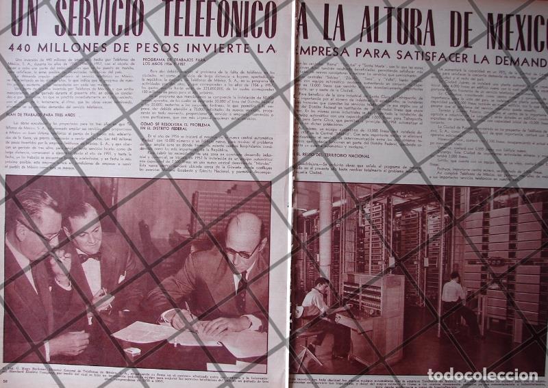 Poster collecting: AFICHE ANTIGUO HUGO BECKMAN Y TELEFONOS DE MEXICO 1956