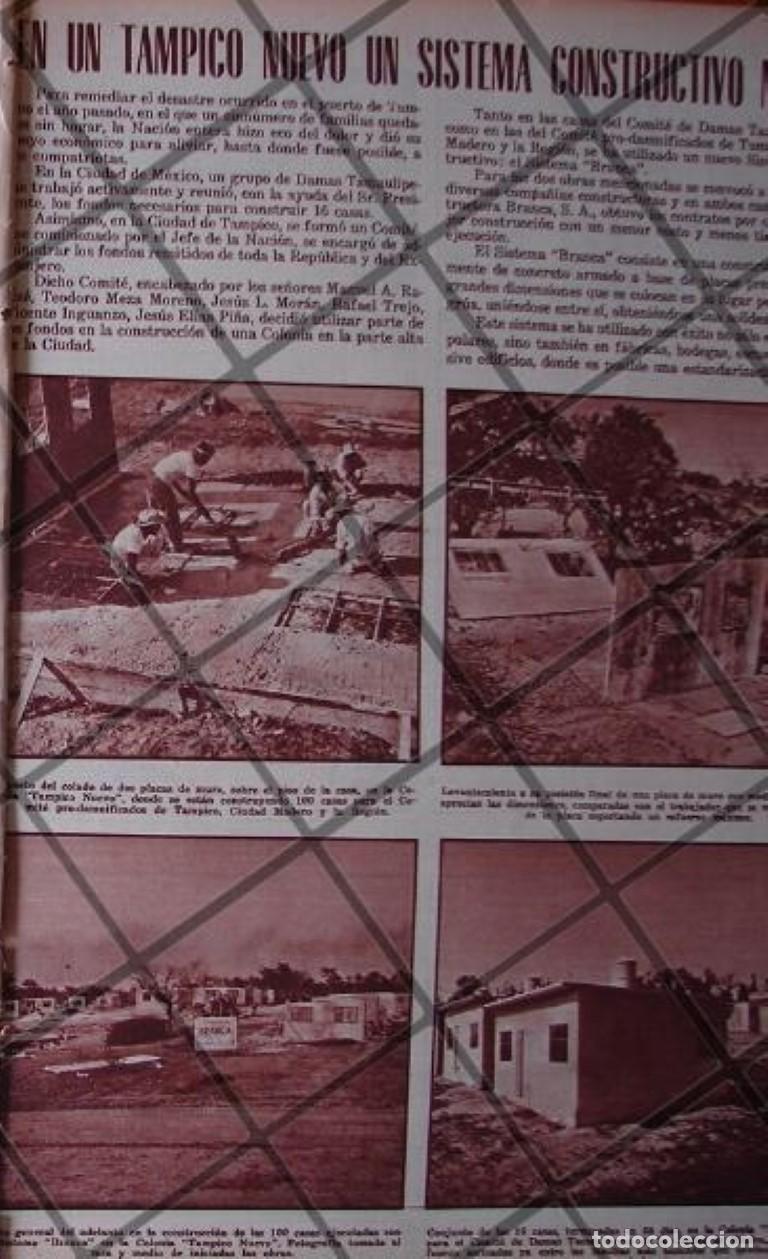 Poster collecting: AFICHE ANTIGUO NACE EN TAMPICO LA CASA DE INTERES SOCIAL 1956