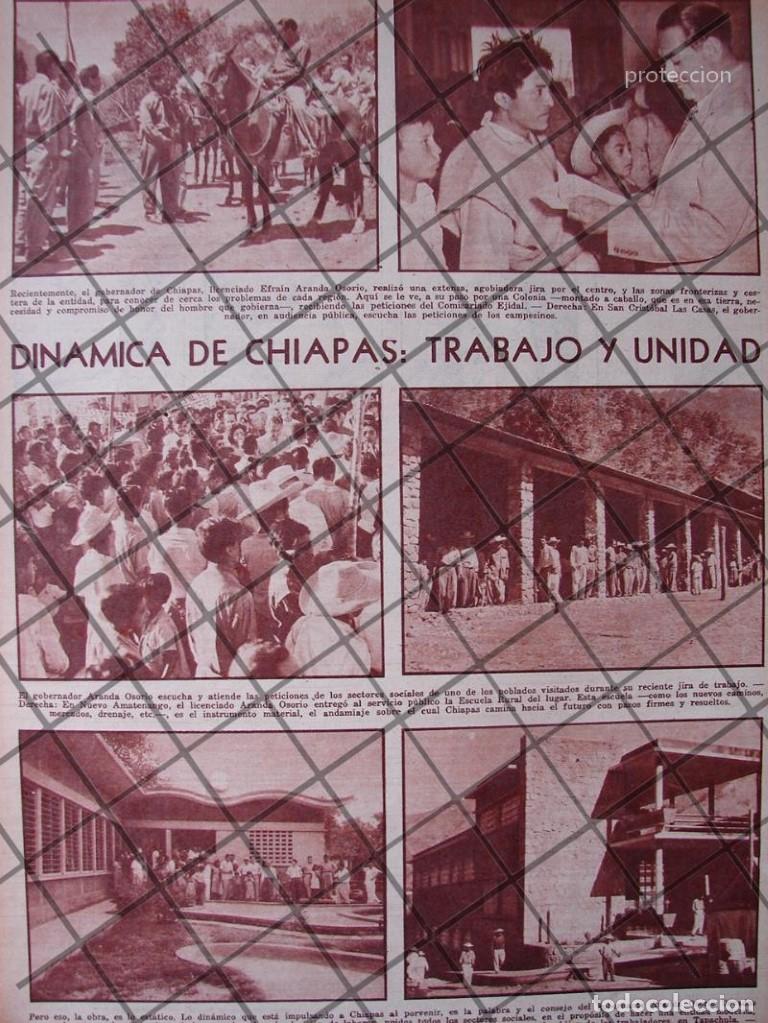 Poster collecting: AFICHE RETRO EFRAIN ARANDA OSORIO Y CHIAPAS 1956