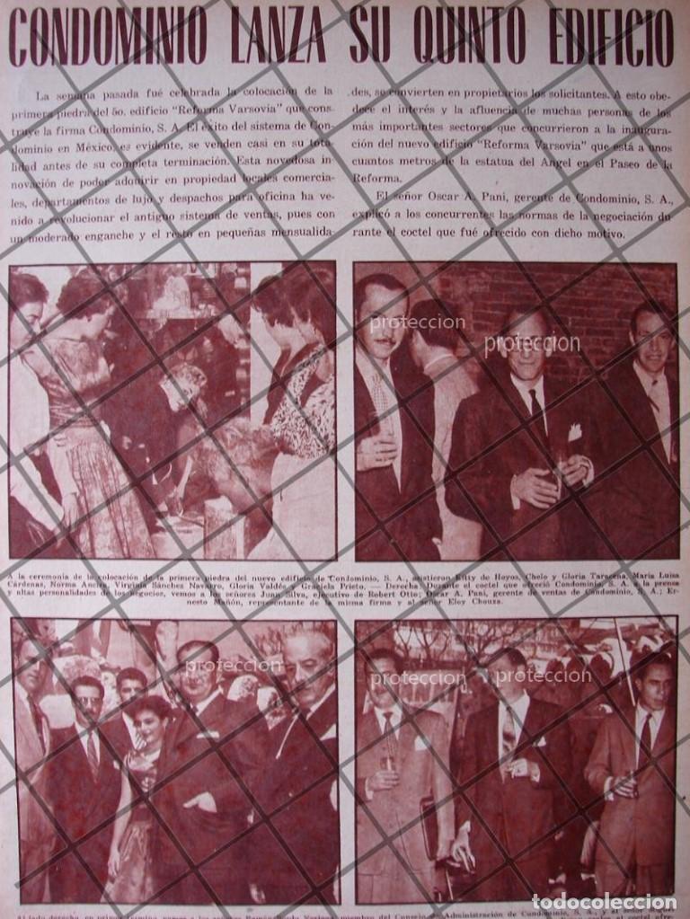 Poster collecting: AFICHE RETRO. INAUGURAN EDIFICIO PANI. REFORMA VARSOVIA 1956