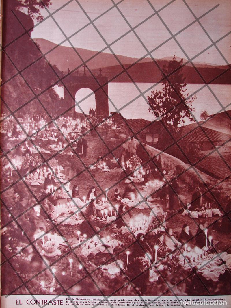 Collectionnisme d'affiches: AFICHE ANTIGUO. DIA DE MUERTOS EN JANITZIO 1955