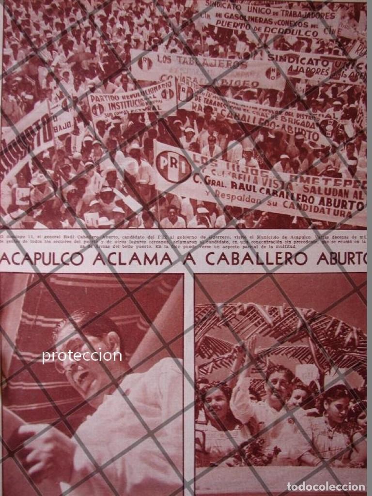 Collectionnisme d'affiches: AFICHE RETRO, CABALLERO ABURTO GIRA EN PUEBLA 1955