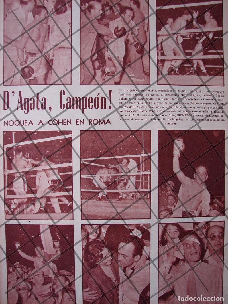 Collectionnisme d'affiches: AFICHE RETRO, BOXEADOR. MARIO D`AGATA Vs ROBERT COHEN
