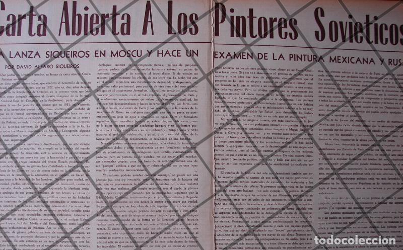 Collectionnisme d'affiches: AFICHE RETRO DE DAVID ALFARO SIQUEIROS 1955 A URSS