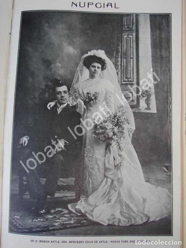 Collectionnisme d'affiches: CARTEL ANTIGUO ORIGINAL DE BODA. AXTLE SOLIS 1910 ( RAMON AXTLE ) /ASM