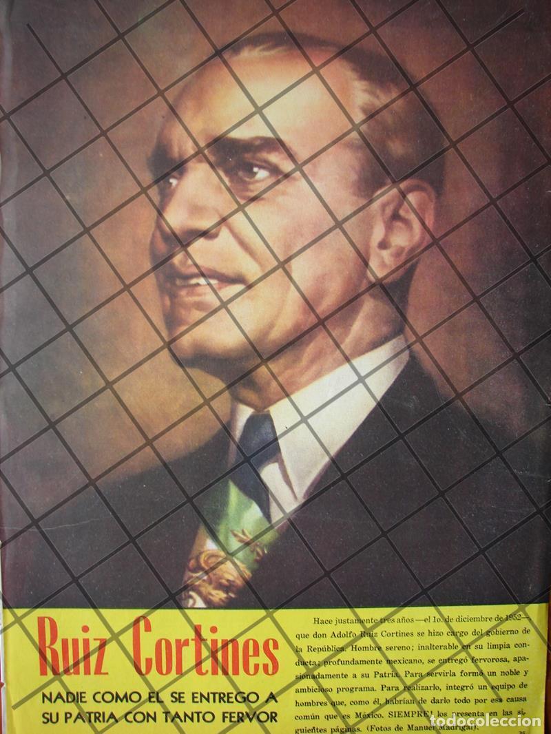 Collectionnisme d'affiches: AFICHE RETRO RUIZ CORTINES Y SU GABINETE 1955