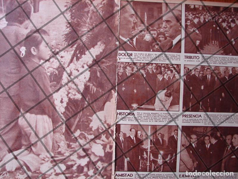 Collectionnisme d'affiches: AFICHE ANTIGUO. MUERE MANUEL AVILA CAMACHO 1955