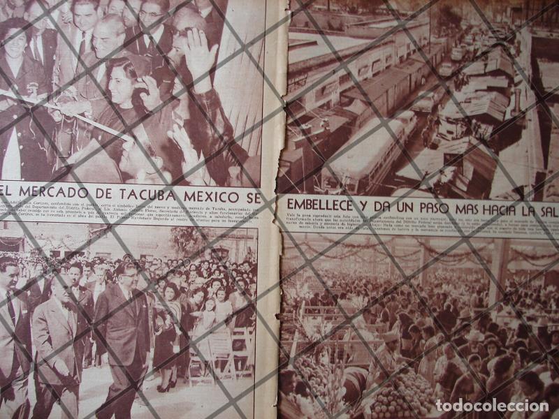 Collectionnisme d'affiches: AFICHE ANTIGUO. INAUGURAN MERCADO DE TACUBA 1956