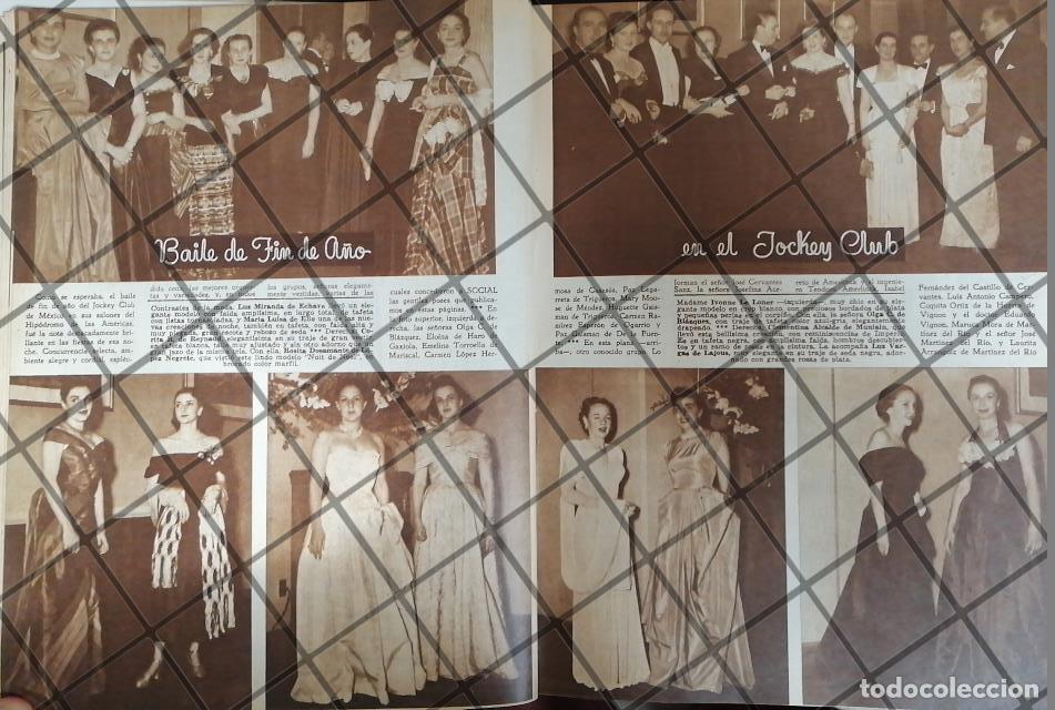 Collectionnisme d'affiches: AFICHE RETRO. ELITE SOCIAL EN JOKEY CLUB DEL D.F 1948