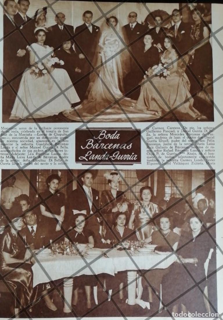Collectionnisme d'affiches: AFICHE RETRO BODA. GURRIA BARCENAS 1948