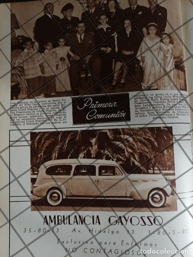 Collectionnisme d'affiches: CARTEL ANTIGUO SERVICIO AMBULANCIAS GAYOSSO 1948
