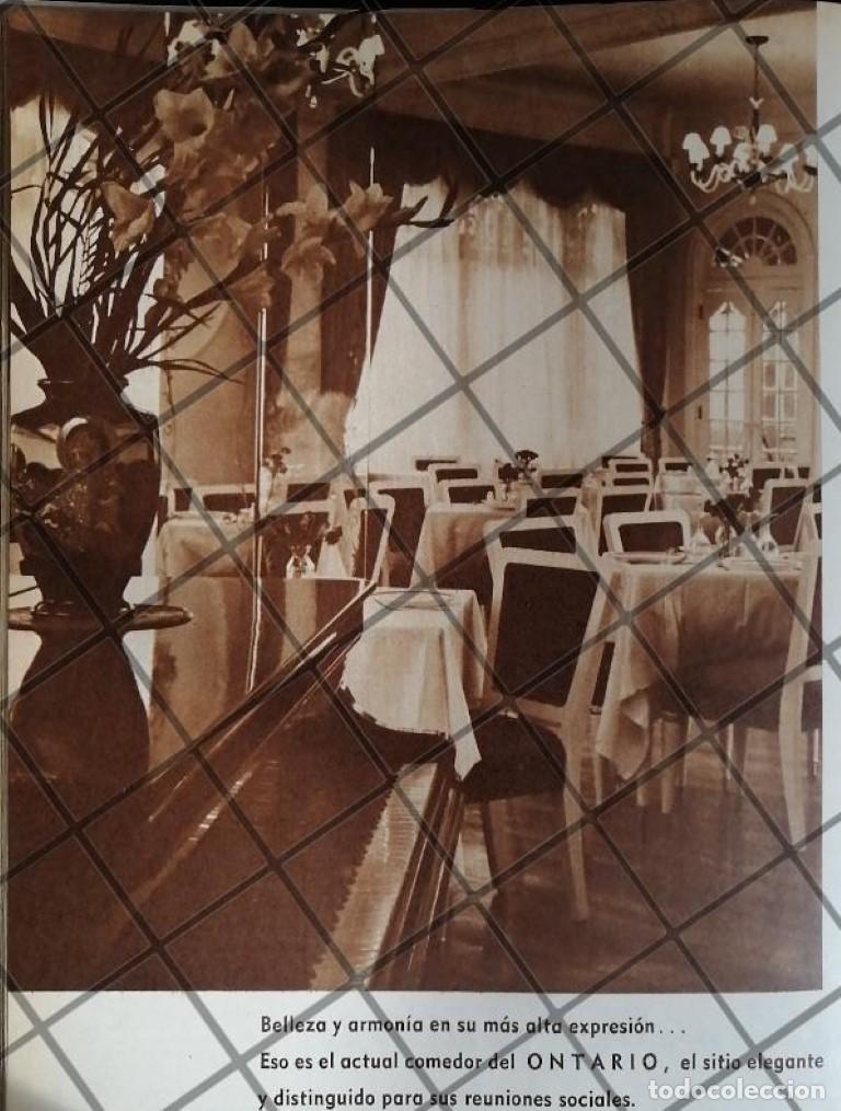 Collectionnisme d'affiches: CARTEL ANTIGUO, BAR DEL HOTEL ONTARIO 1948 1108