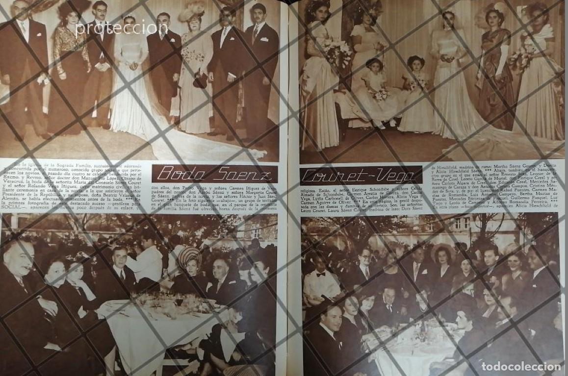 Collectionnisme d'affiches: AFICHE ANTIGUO BODA DE CONSUELO SAENZ COURET 1948
