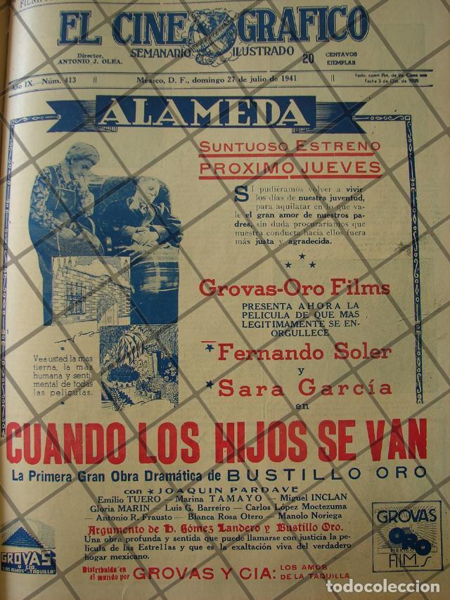 Collectionnisme d'affiches: CARTEL ANTIGUO ESTRENO PELICULA CUANDO LOS HIJOS SE VAN 236