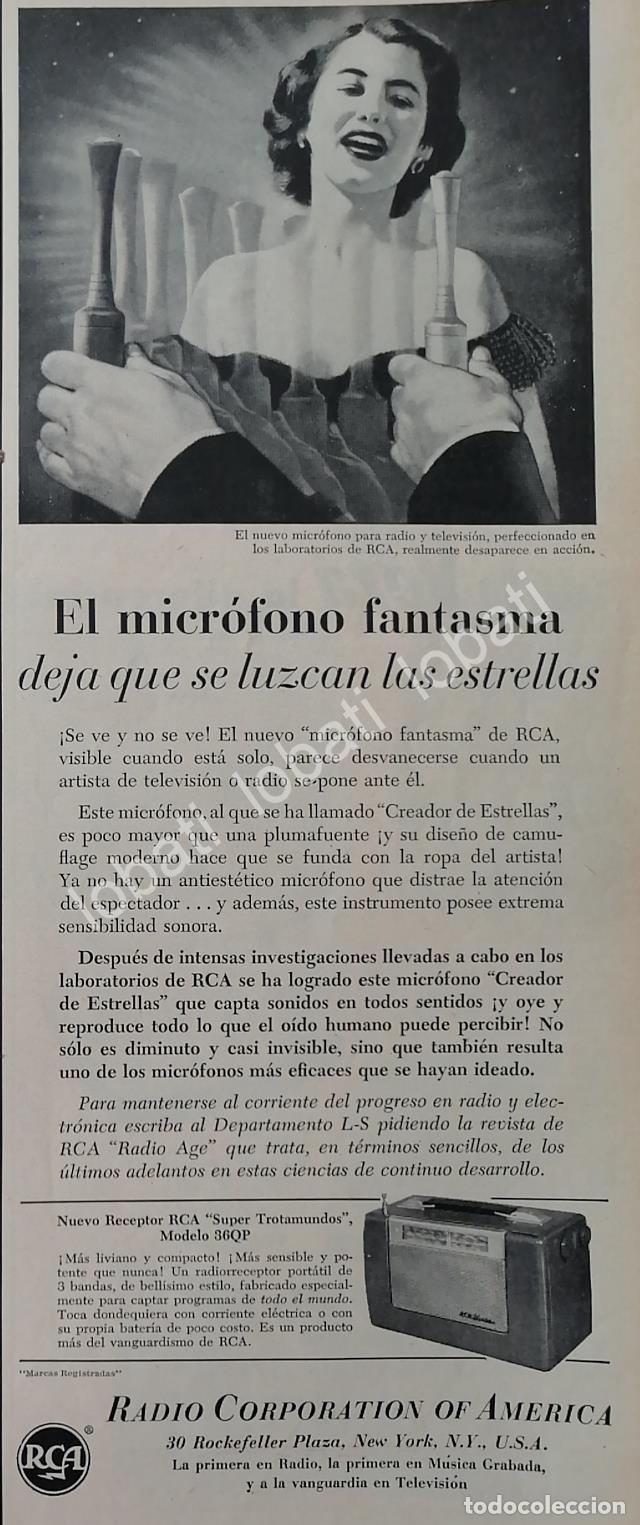 Collectionnisme d'affiches: CARTEL ANTIGUO ORIGINAL DE RADIOS RCA 36QP SUPER TROTAMUNDOS /367