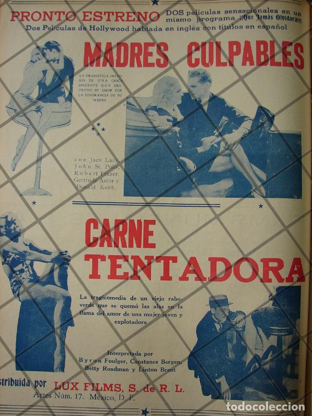Collectionnisme d'affiches: CARTEL ANTIGUO LUX FILMS 1941 2 PELICULAS