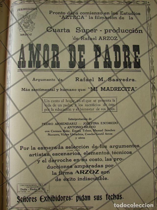 Collectionnisme d'affiches: RARISIMO AFICHE ANTIGUO INICIAN PELICULA AMOR DE PADRE 1941 4