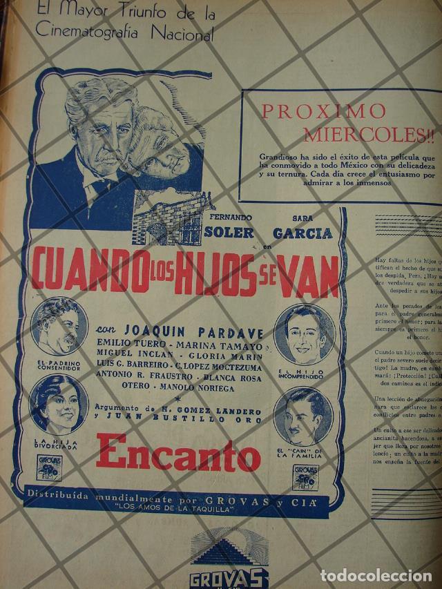 Collectionnisme d'affiches: CARTEL ANTIGUO ESTRENO PELICULA CUANDO LOS HIJOS SE VAN /4