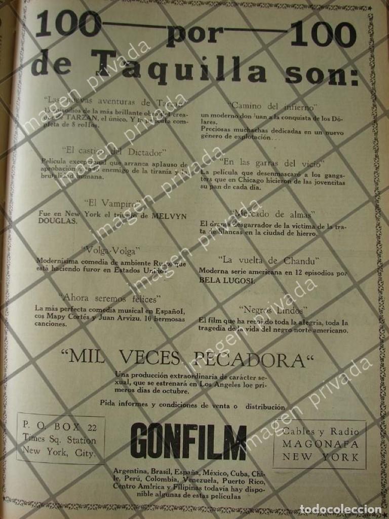 Collectionnisme d'affiches: CARTEL RETRO DISTRIBUIDORA DE PELICULAS GONFILM 1941