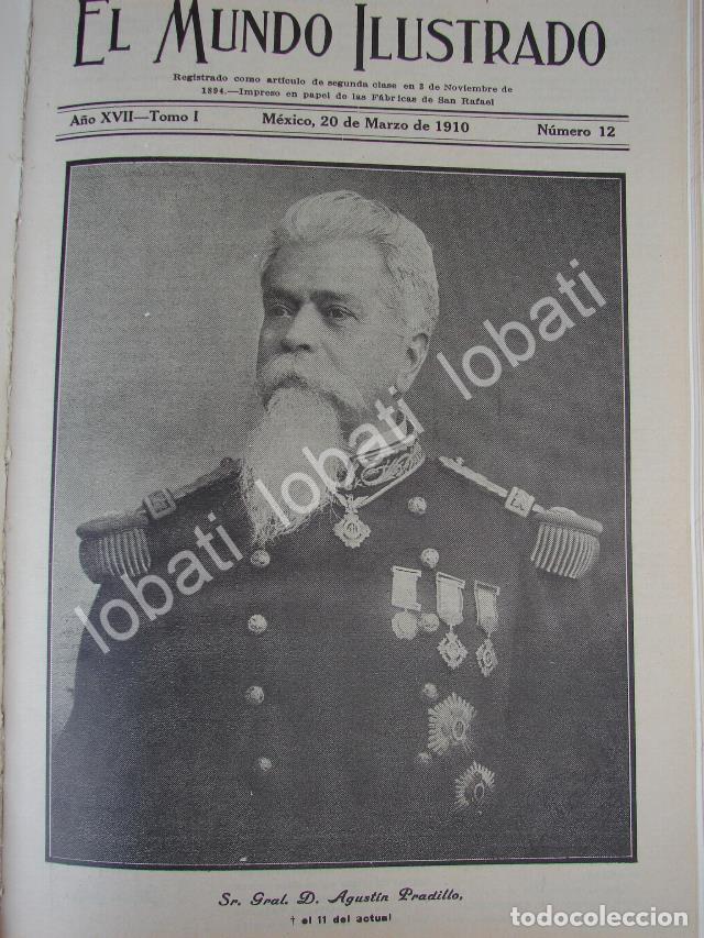 Collectionnisme d'affiches: PORTADA ANTIGUA ORIGINAL 1910 MUERTE EL GENERAL. AGUSTIN PRADILLO /MLT /PLT