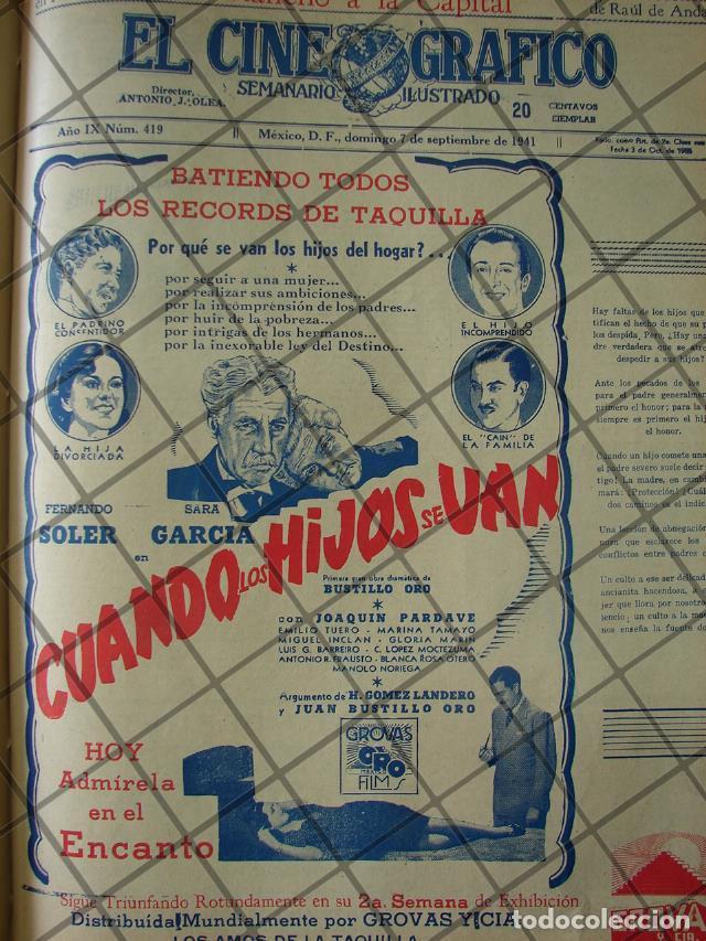 Collectionnisme d'affiches: CARTEL RETRO PELICULA CUANDO LOS HIJOS SE VAN 1941 /7