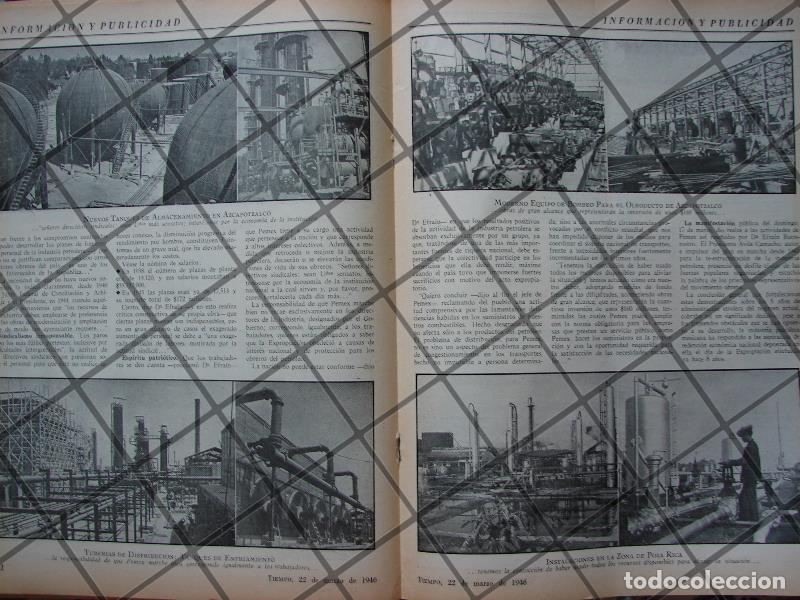 Collectionnisme d'affiches: AFICHE ANTIGUO MODERNIZACION DE PEMEX 1946