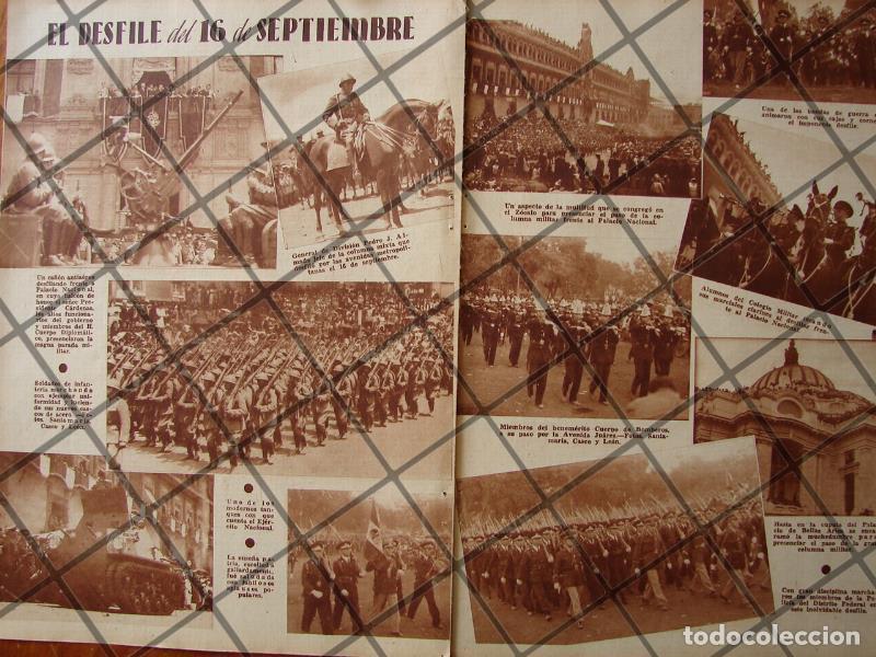 Collectionnisme d'affiches: AFICHE ANTIGUO DESFILE 16 SEPTIEMBRE 1938