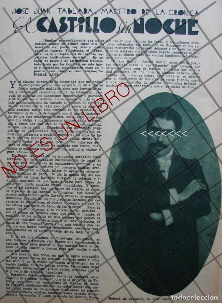 Collectionnisme d'affiches: AFICHE ANTIGUO JOSE JUAN TABLADA 1937