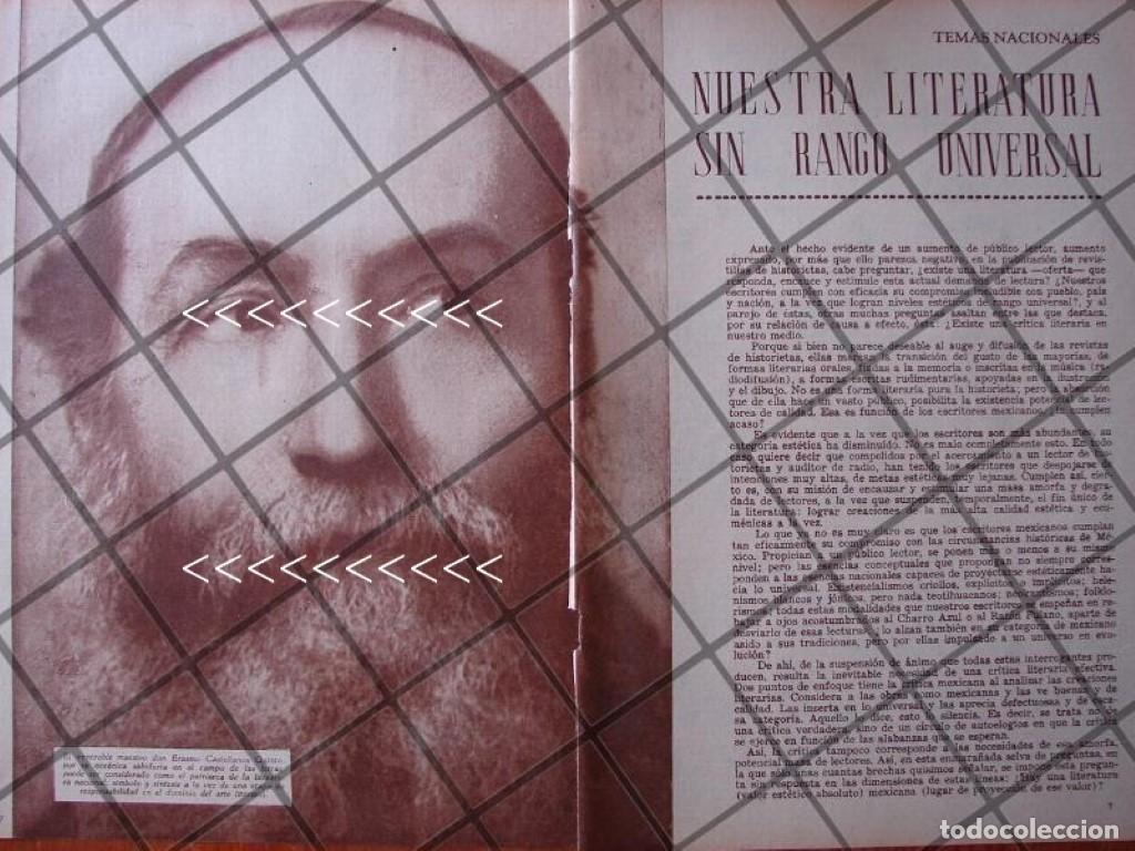 Collectionnisme d'affiches: AFICHE ANTIGUO. ERASMO CASTELLANOS QUINTO 1952