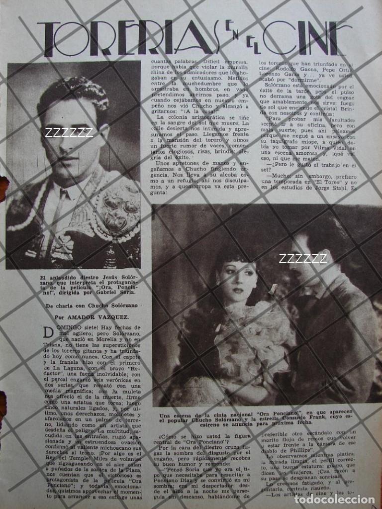Collectionnisme d'affiches: AFICHE ANTIGUO. DEBUT DE JESUS SOLORZANO EN EL CINE 1937