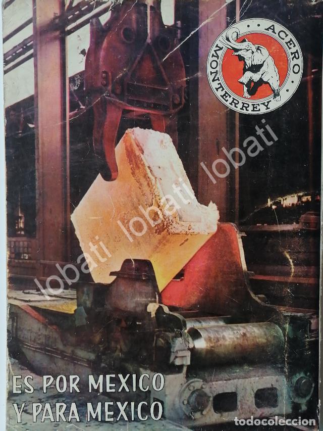 Collectionnisme d'affiches: CARTEL ANTIGUO ORIGINAL DE CIA. FUNDIDORA MONTERREY 1964. /728
