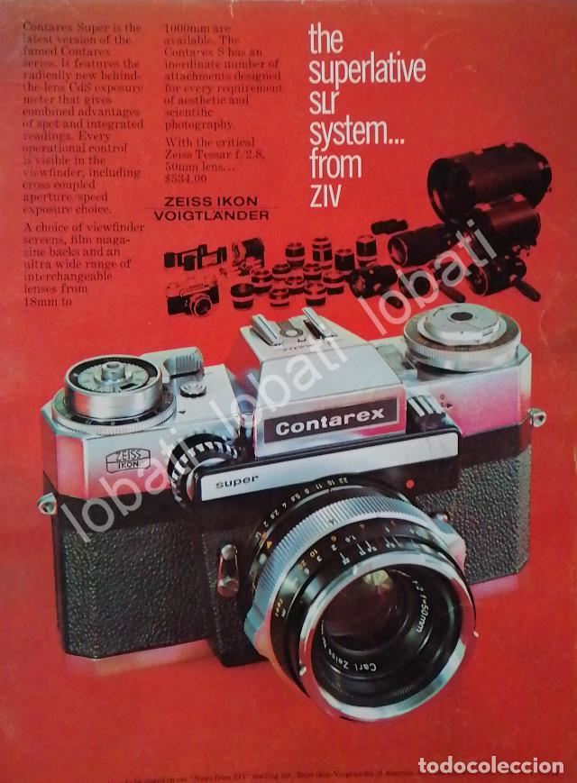 Sammeln von Plakaten: CARTEL ANTIGUO ORIGINAL DE AFICHE DE CAMARAS ZEISS IKON CONTAREX 1969 /409
