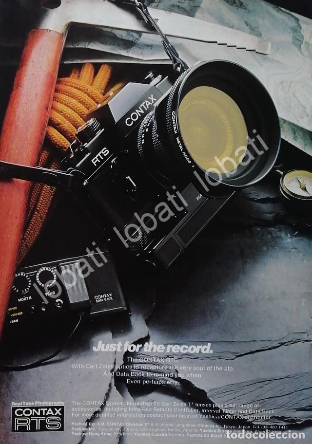 Sammeln von Plakaten: CARTEL ANTIGUO ORIGINAL DE CAMARAS CONTAX RTS 1970s /442
