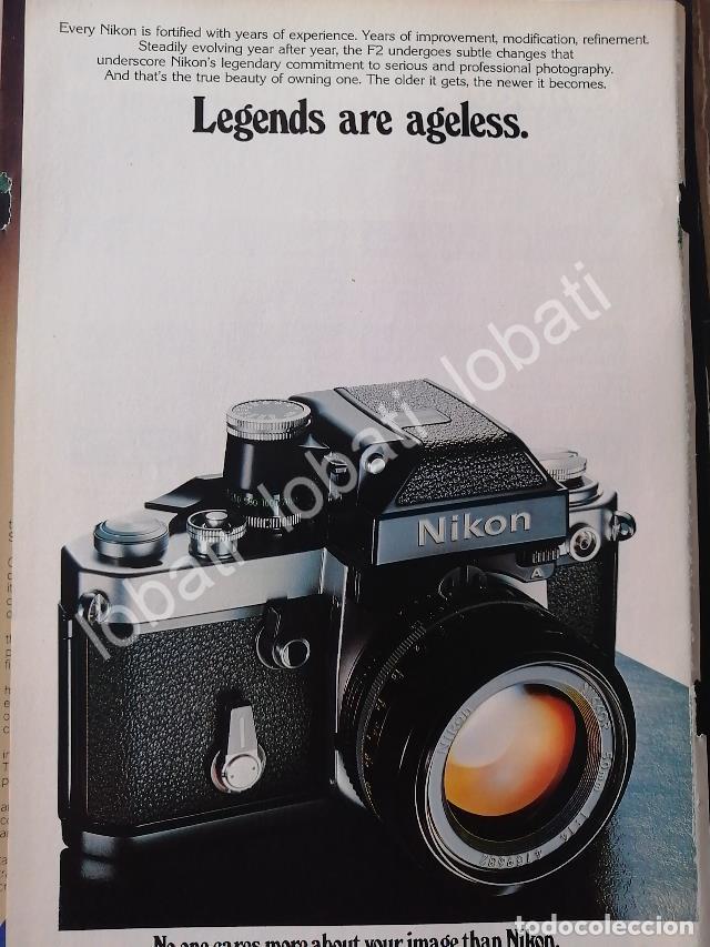 Sammeln von Plakaten: CARTEL ANTIGUO ORIGINAL DE CAMARAS FOTOGRAFICAS NIKON F2 1980s /491