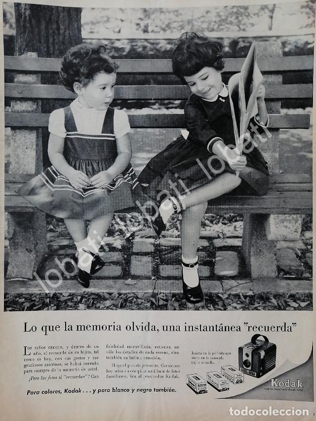 Poster collecting: CARTEL ANTIGUO ORIGINAL DE CAMARAS FOTOGRAFICAS Y FILM KODAK BROWNIE 1958 /591