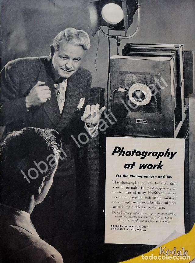 Poster collecting: CARTEL ANTIGUO ORIGINAL DE EMPRESA EASTMAN KODAK 1951 /600