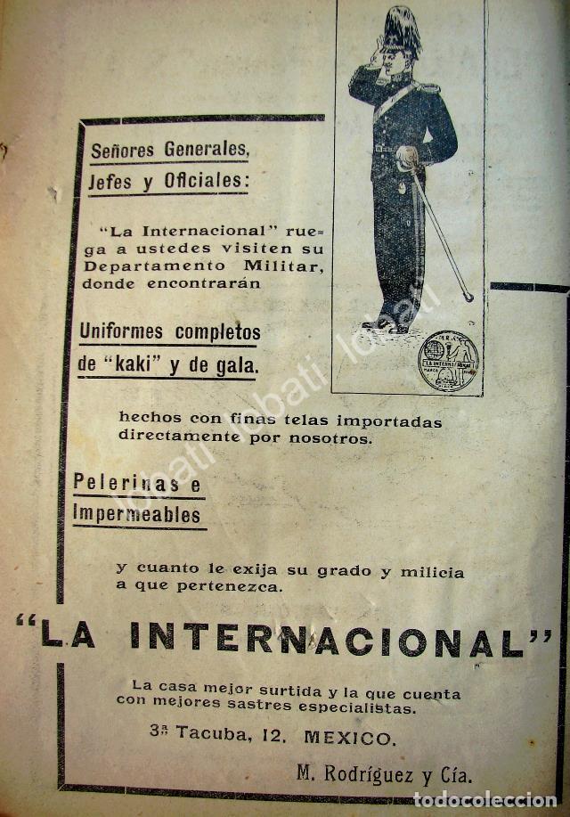 Poster collecting: CARTEL ANTIGUO ORIGINAL DE UNIFORMES MILITARES DE ALMACENES LA INTERNACIONAL 1914 /754 Militaria