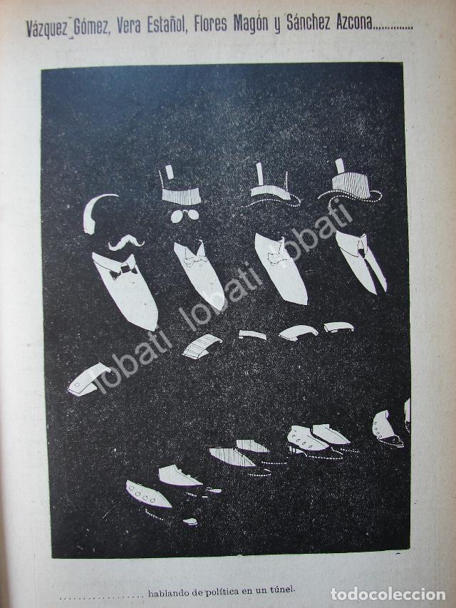 Poster collecting: CARICATURA ANTIGUA. VERA ESTA&Ntilde;O - FLORES MAGON - SANCHEZ AZCONA ETC 1914. /54 PLT